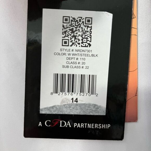 🟢Narciso Rodriguez Black Ivory Grey Color Block Pencil Mini Skirt Size 14 - Picture 9 of 9